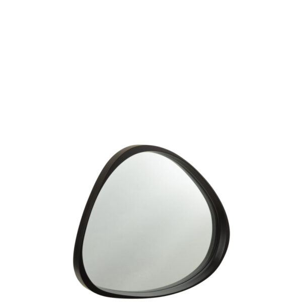 MIRROR GILES MDF/GLASS BLACK SMALL