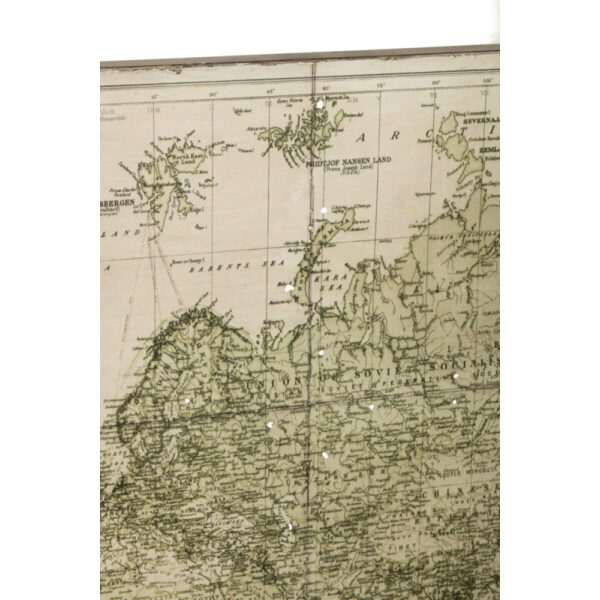 WORLDMAP METAL WHITE/KHAKI - Bilde 2