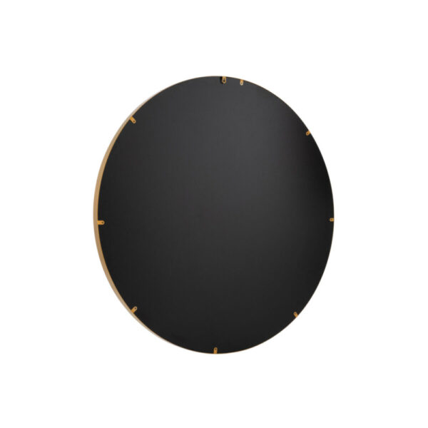 MIRROR ROUND HIGH BORDER METAL/GLASS GOLD LARGE - Bilde 4