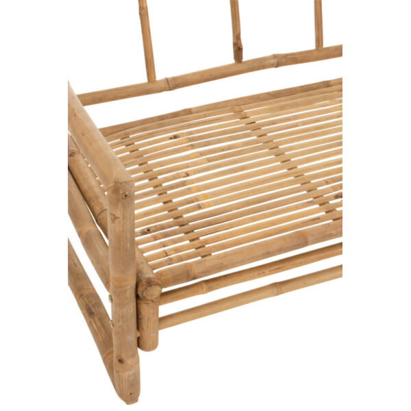 SOFA 2 PEOPLE BAMBOO+TEXTILE NATURAL/WHITE - Bilde 9