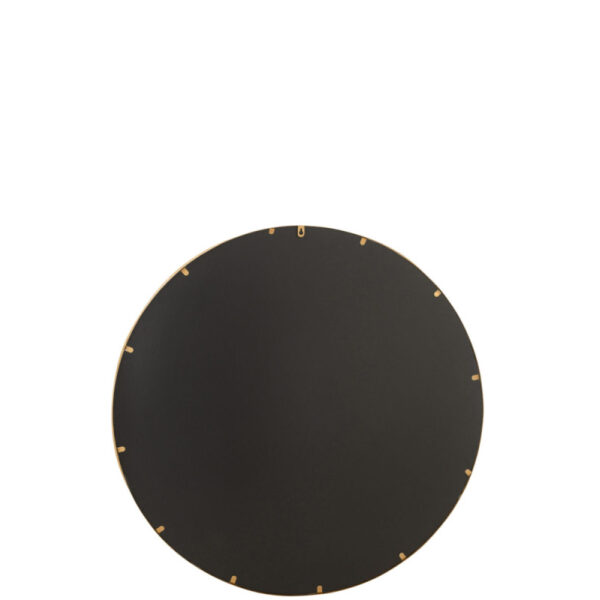 MIRROR AURORA ROUND IRON/GLASS GOLD MEDIUM - Bilde 4