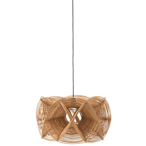 LAMP SHADE WAVES RATTAN NATURAL - Bilde 2