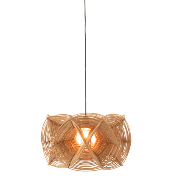 LAMP SHADE WAVES RATTAN NATURAL - Bilde 3