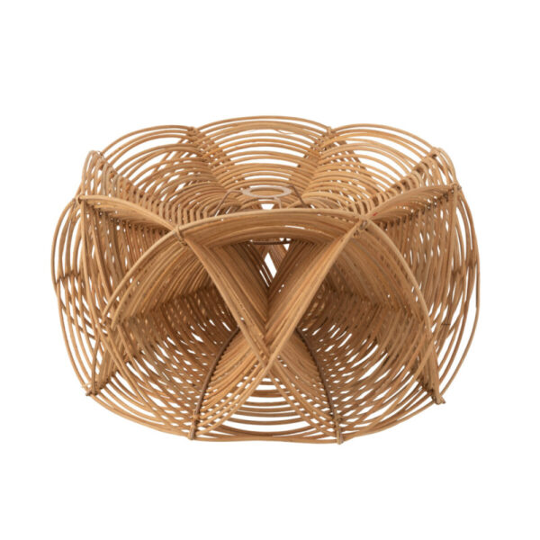 LAMP SHADE WAVES RATTAN NATURAL