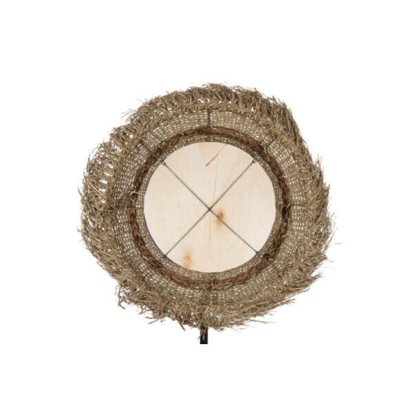 MIRROR MAEL ROUND GRASS NATURAL - Bilde 2