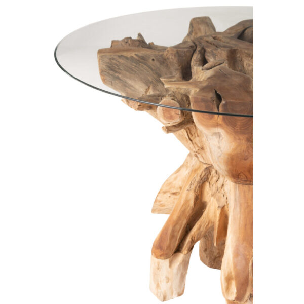 DINING TABLE RAOUL TEAK WOOD NATURAL - Bilde 3