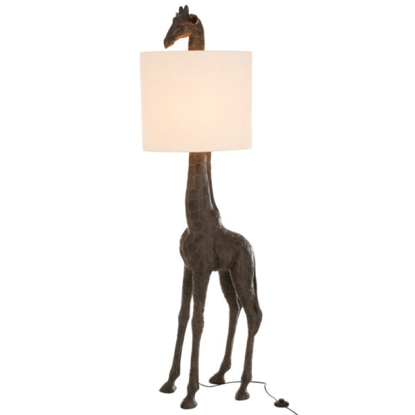 LAMP GIRAFFE POLY DARK BROWN - Bilde 2