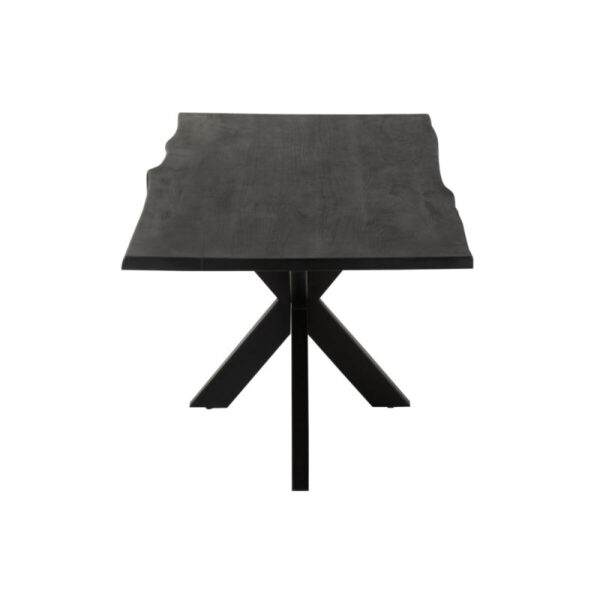 DINING TABLE GERARD MANGO WOOD BLACK - Bilde 3