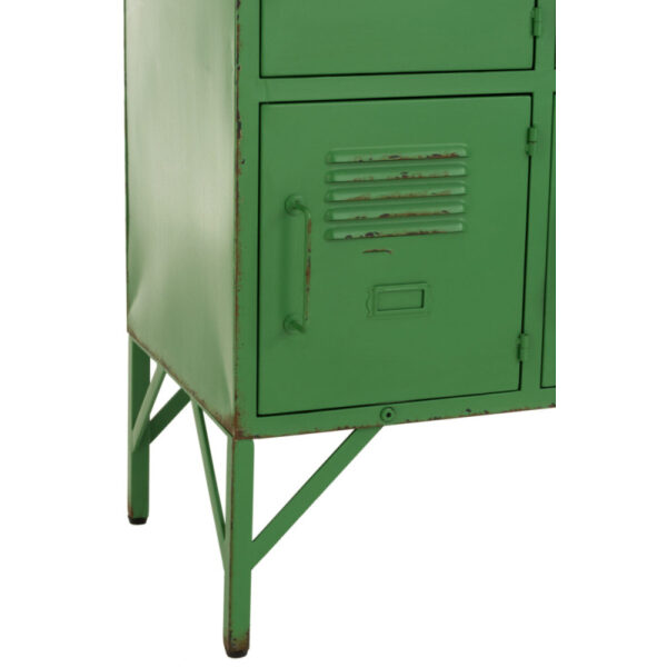 CUPBOARD 9DOORS METAL GREEN - Bilde 4