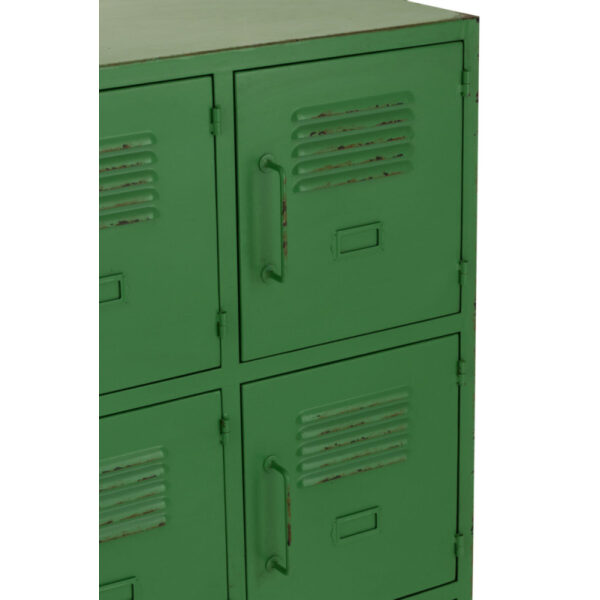 CUPBOARD 9DOORS METAL GREEN - Bilde 6