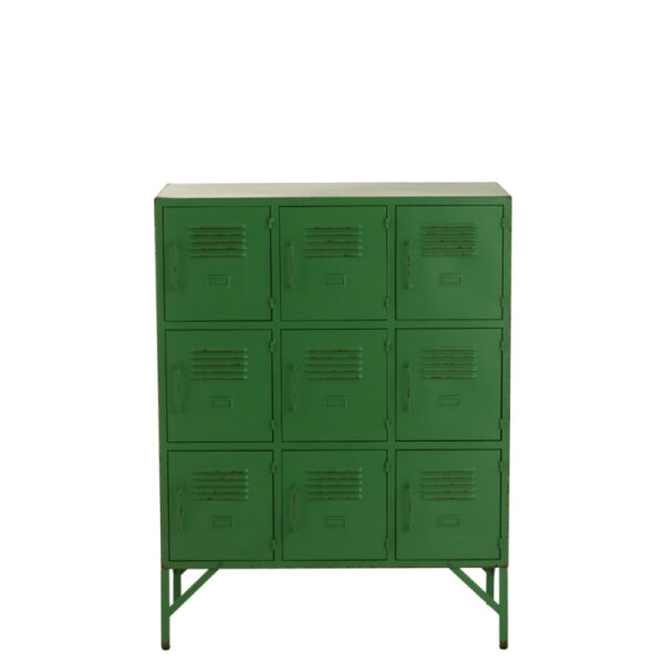 CUPBOARD 9DOORS METAL GREEN - Bilde 8