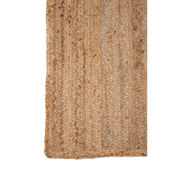 CARPET RECTANGLE JUTE NATURAL 120X180CM - Bilde 2