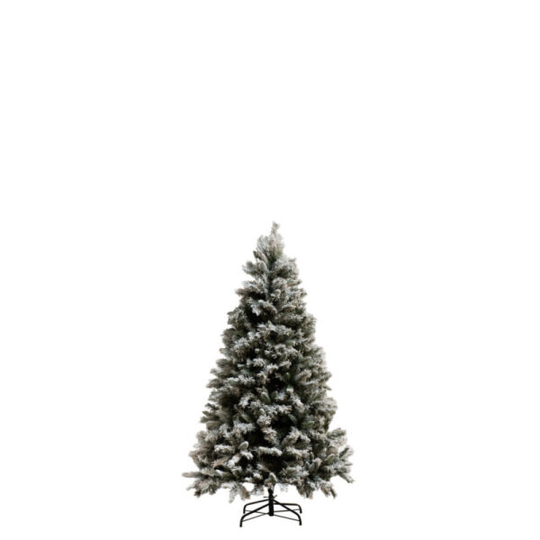 CHRISTMAS TREE PLASTIC SNOWY GREEN MEDIUM