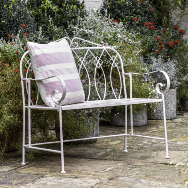 Matera Outdoor Bench Vanilla- - Bilde 3