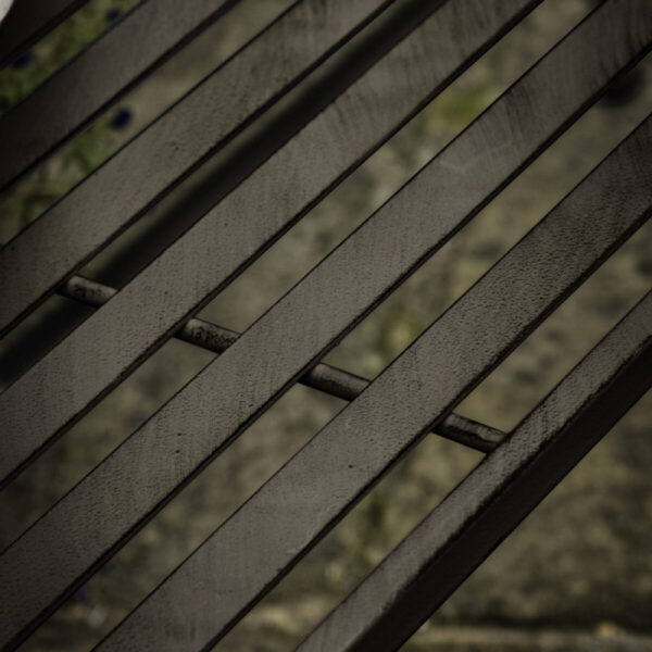 Matera Outdoor Bench Noir- - Bilde 4