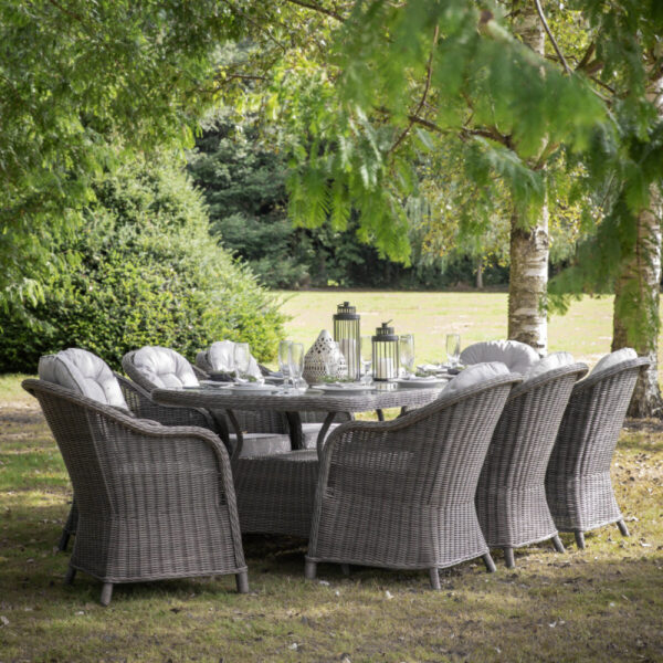 Fior 8 Seater Dining Set Grey- - Bilde 2