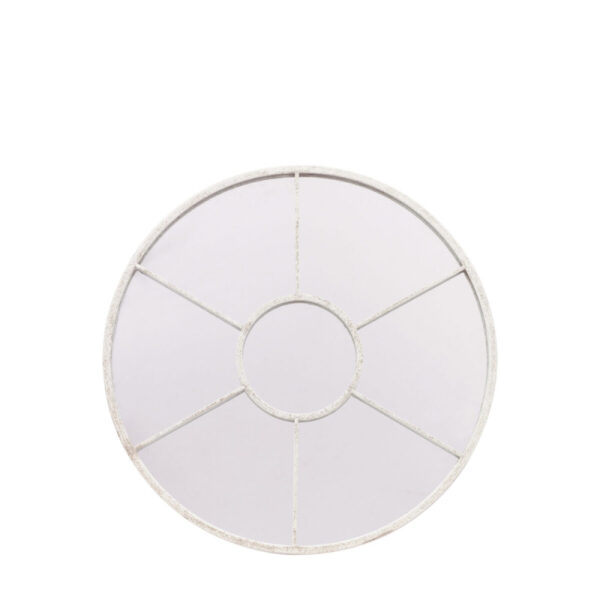 Valence Round Mirror White 600x600mm-