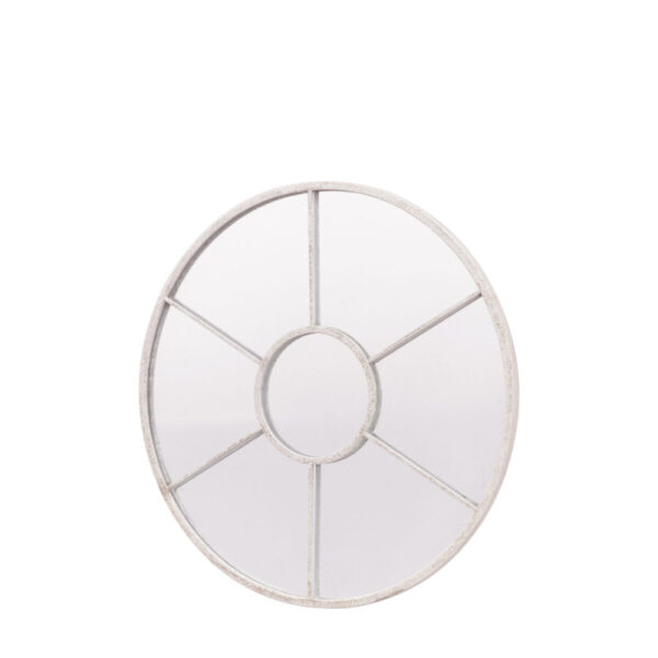 Valence Round Mirror White 600x600mm- - Bilde 3