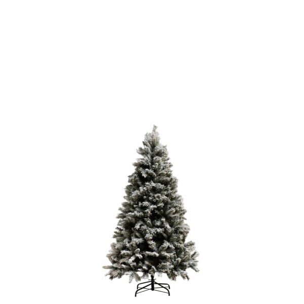 CHRISTMAS TREE PLASTIC SNOWY GREEN MEDIUM - Bilde 2