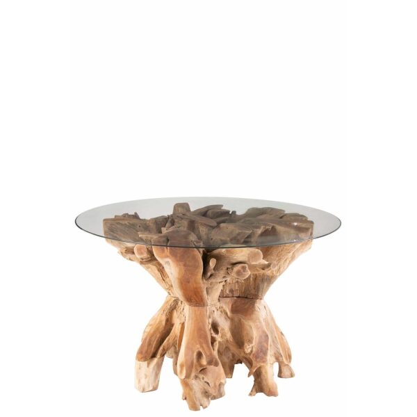 DINING TABLE RAOUL TEAK WOOD NATURAL - Bilde 4