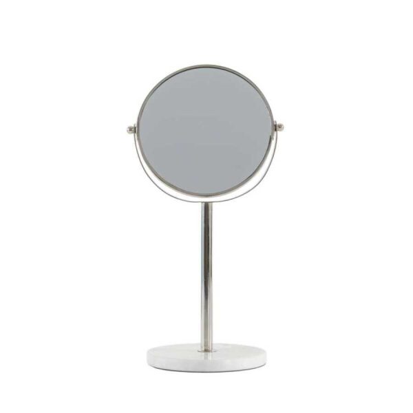 Bella Vanity Mirror White & Silver 200x150x380mm-