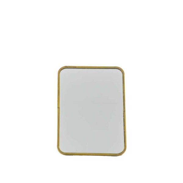 Nala Mirror with Stand Antique Brass 130x180mm -