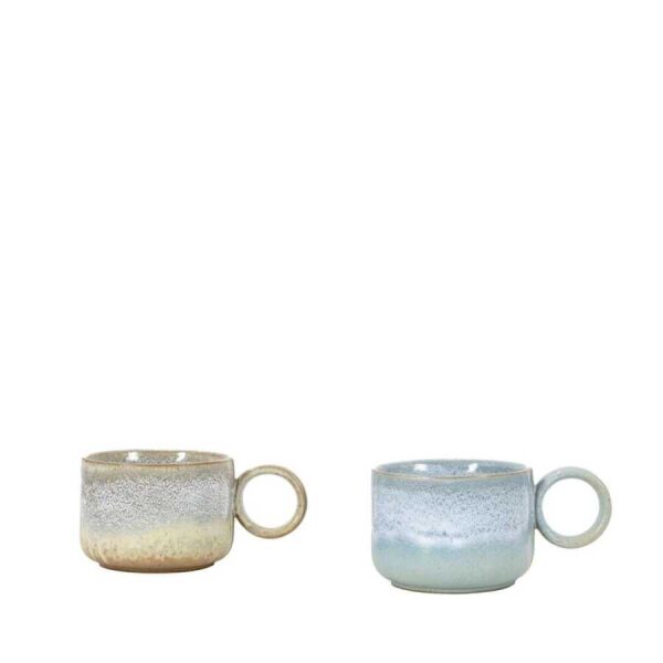 Hug Mug Blue Tones (Set of 2) 155x105x75mm-