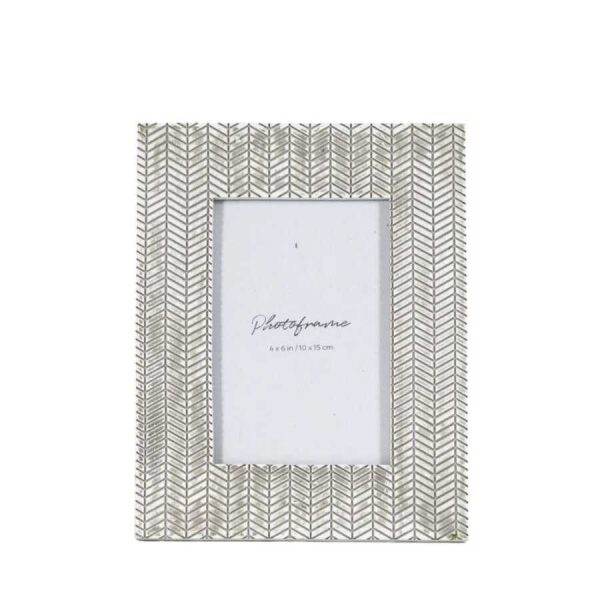 Manni Photo Frame 4x6 Distressed Grey 170x12x220mm-