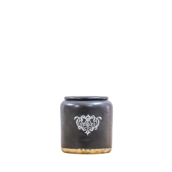 Winchester Vase Wide Grey 170x170x190mm-