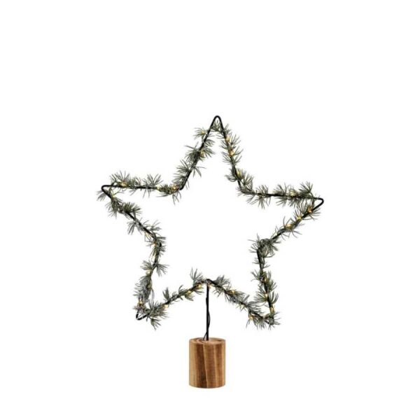 Star with Pine LED Green 500x90x600mm-