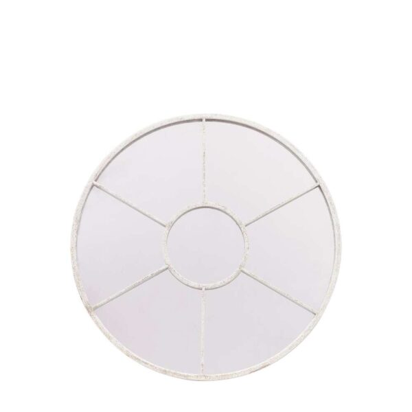 Valence Round Mirror White 600x600mm- - Bilde 7