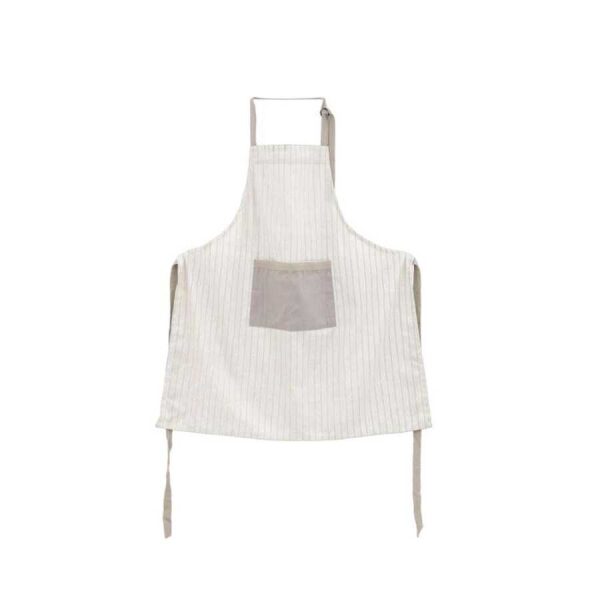 Natural Stripe Apron 850x900mm-