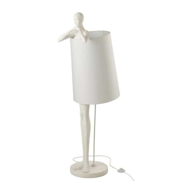 LAMP MAN POLY WHITE