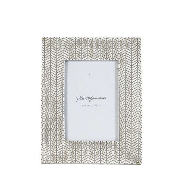 Manni Photo Frame 4x6 Distressed Grey 170x12x220mm- - Bilde 2