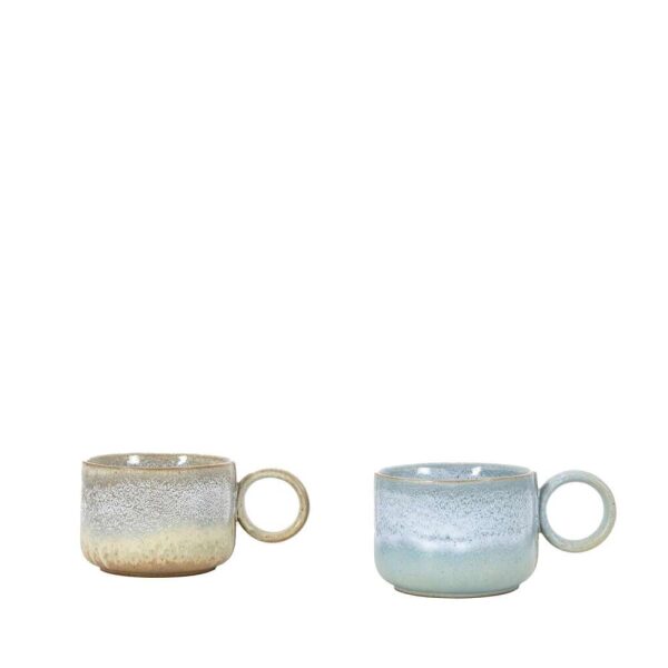 Hug Mug Blue Tones (Set of 2) 155x105x75mm- - Bilde 2