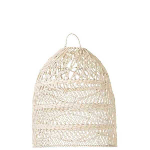 LAMP SHADE WAVES RATTAN WHITE - Bilde 4