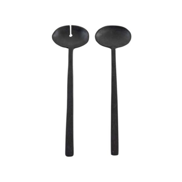 Lena Salad Servers Black (Set of 2) 290x80mm-