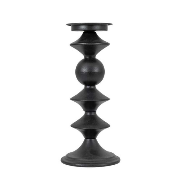 Sutton Pillar Holder Black Large 140x140x335mm-