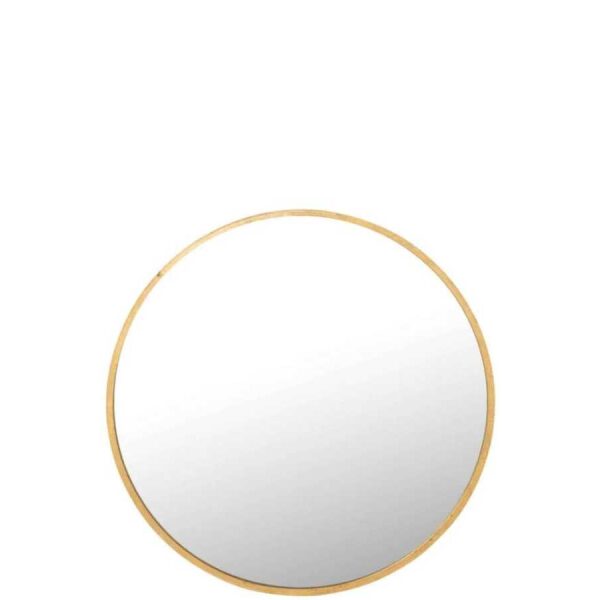 MIRROR MONA ROUND IRON/GLASS GOLD EXTRA LARGE