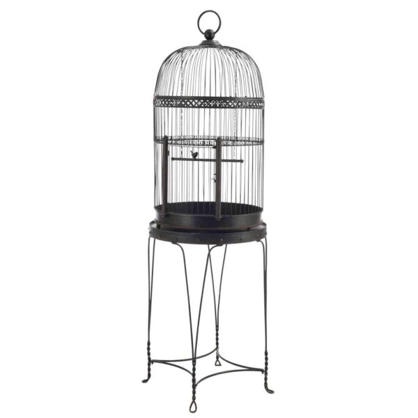 BIRDCAGE ON BASE METAL BLACK - Bilde 8