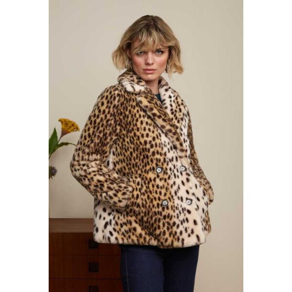 King Louie Jakke - Patti Coat Midi Cheelah Fur