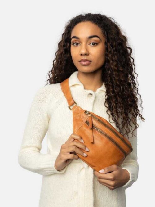 RE: designed - bumbag Ellie burned tan