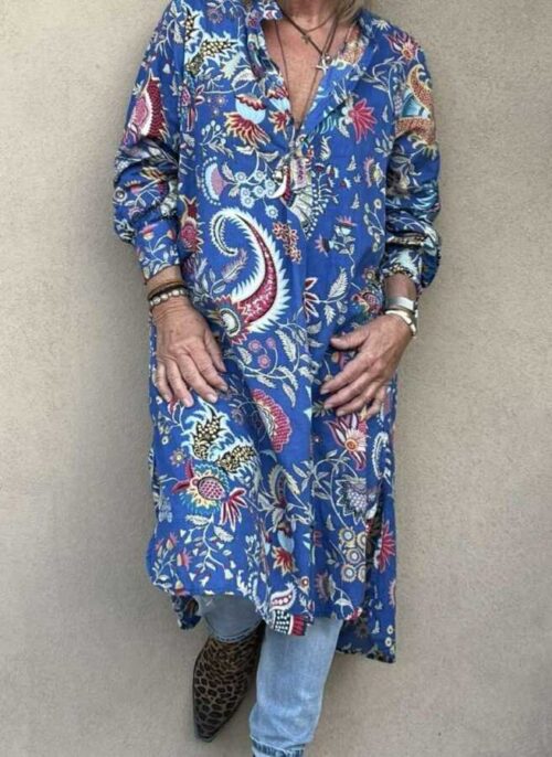WAUW kjole - My shirt blue