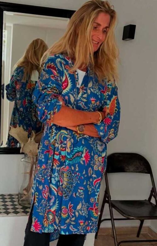 WAUW kjole - My shirt blue