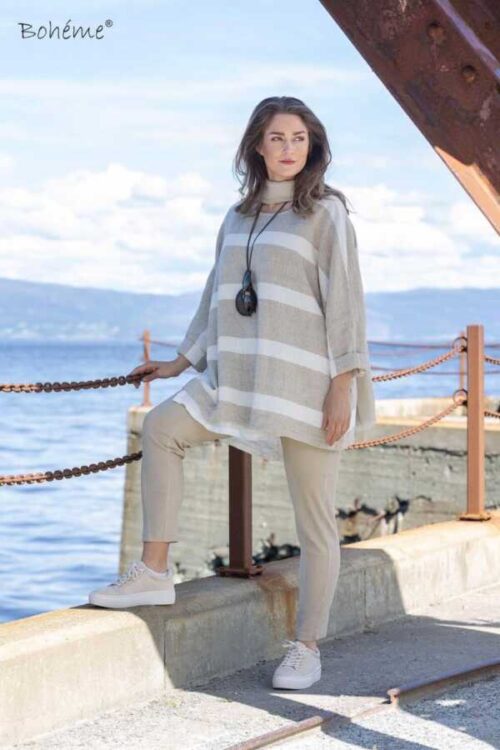 Boheme lintopp - Top wide stripe