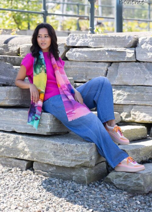 Boheme skjerf - multicolor