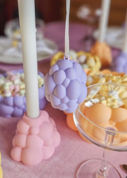 Dazzle & Dawn påskeegg - Bubble Ornamenter Egg Dreamy-Purple