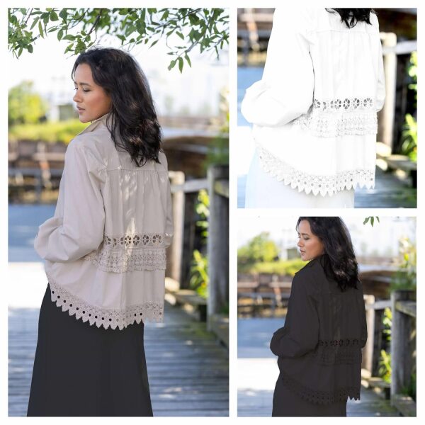 Boheme - Bluse med blonder