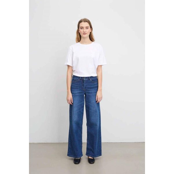 Laurie bukse - Carol Loose washed blue denim ML - Bilde 2