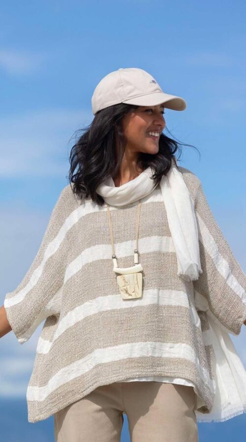 Boheme lintopp - Top wide stripe